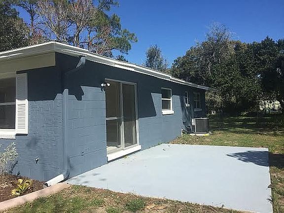 Refinished outdoor patio