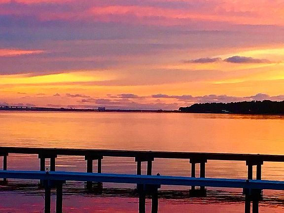 Sunset view from dock