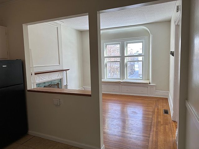 Looking from the kitchen.
