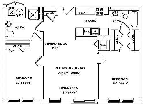 Floor plan 408