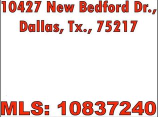 10427 New Bedford Dr, Dallas, TX 75217