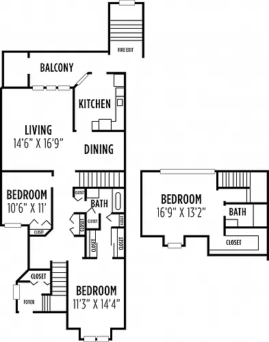 Floor plan Oxford
