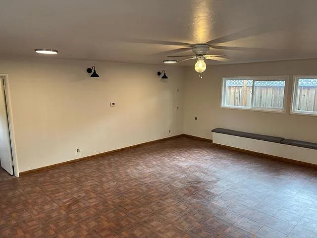 Studio shown here unfurnished
