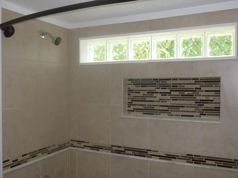 Custom tile shower