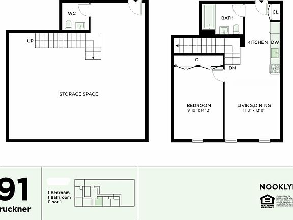 2nd image of 91 Bruckner Blvd #108