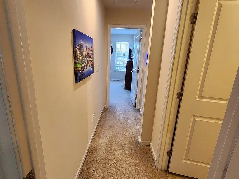 View from guest bedroom to master bedroom