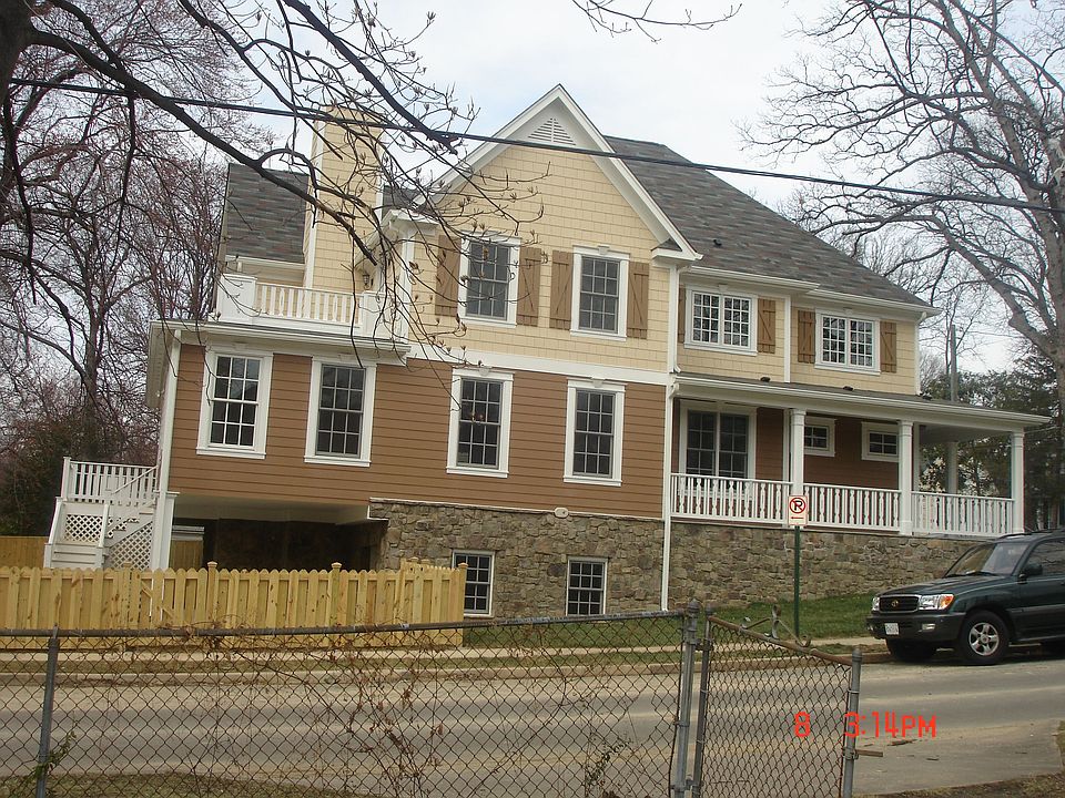 Left side of the house
