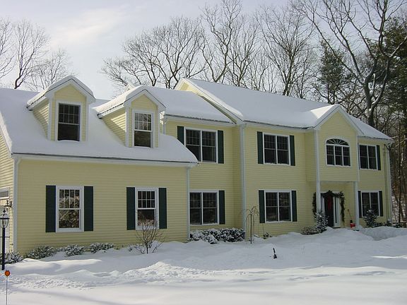 Front of house in winter!