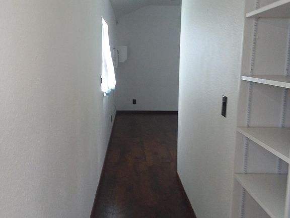 Hallway from kitchen to living room/bedroom.
