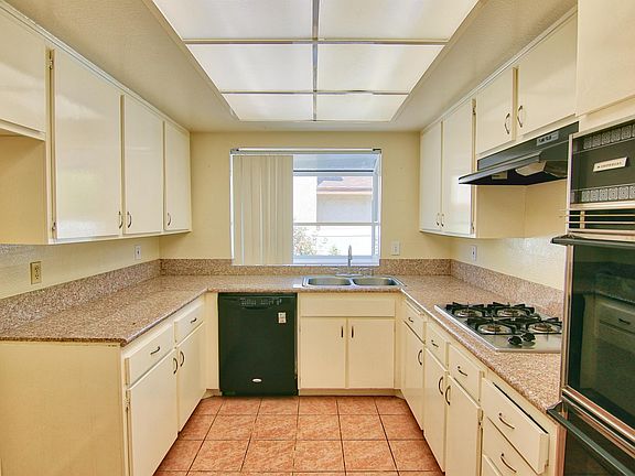 Spacious kitchen with plenty of counter space.