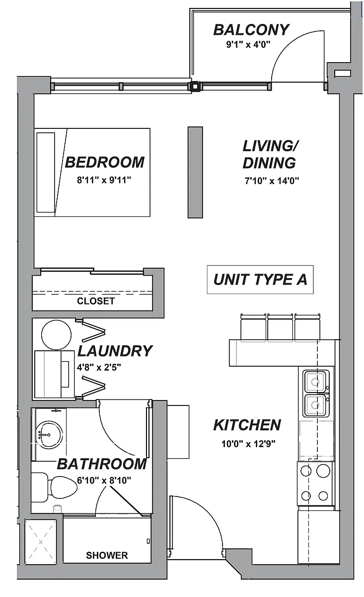 Floor plan A1