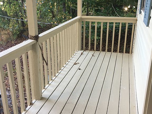 Balcony off of the master bedroom