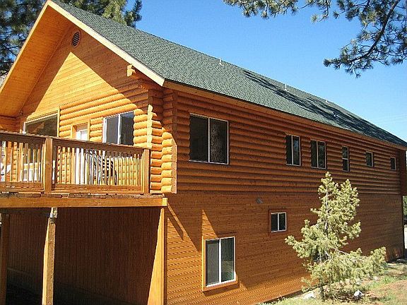 Rear and side of house