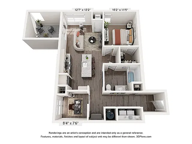 Floor plan 1C1 Raphael