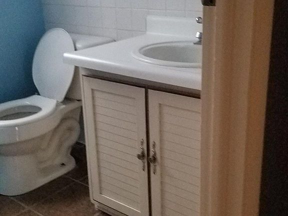 The half bath on the ground floor