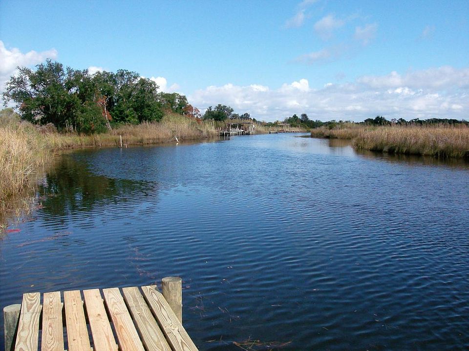 Dock view towards Jourdan River.