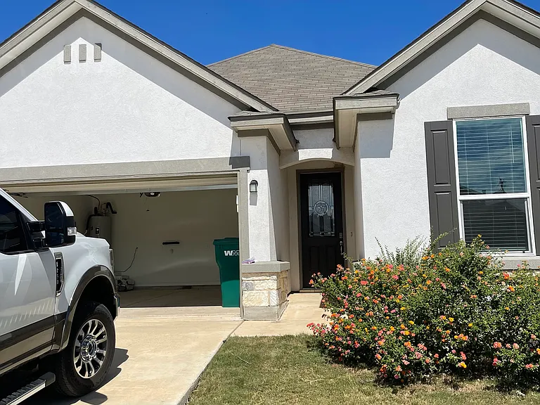Front drive and sidewalk