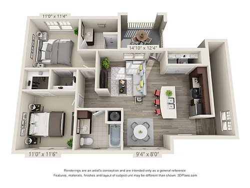 Floor plan B1