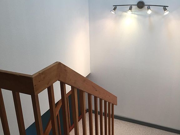 Stairs w skylight