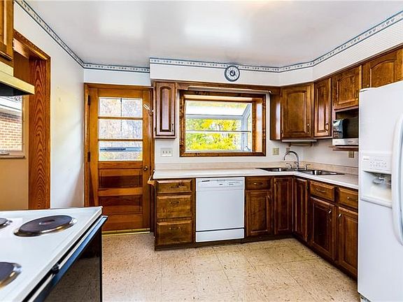 Back door of kitchen to deck.