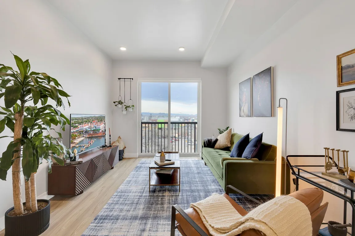 Balcony off living room