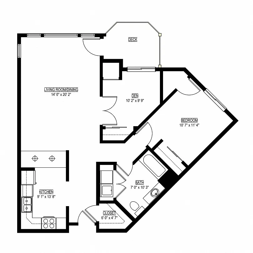Floor plan Reed