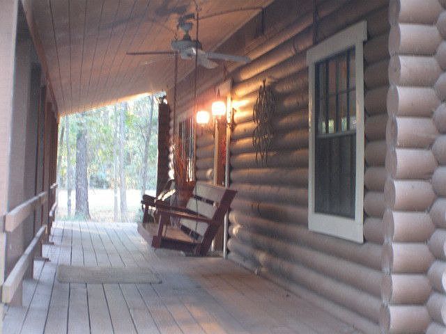 Front porch the length of the house