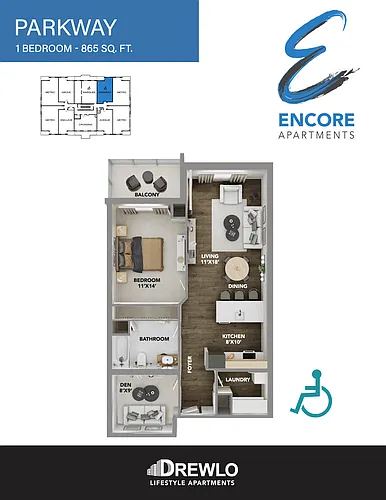 Floor plan 603