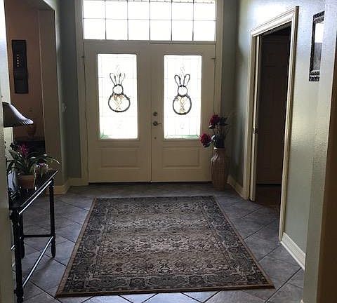 Interior entrance