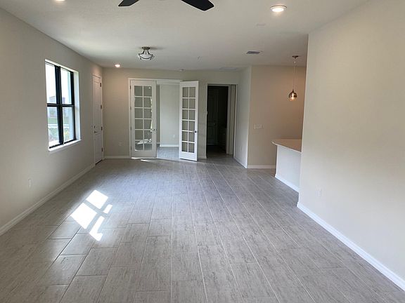 Main room looking towards den