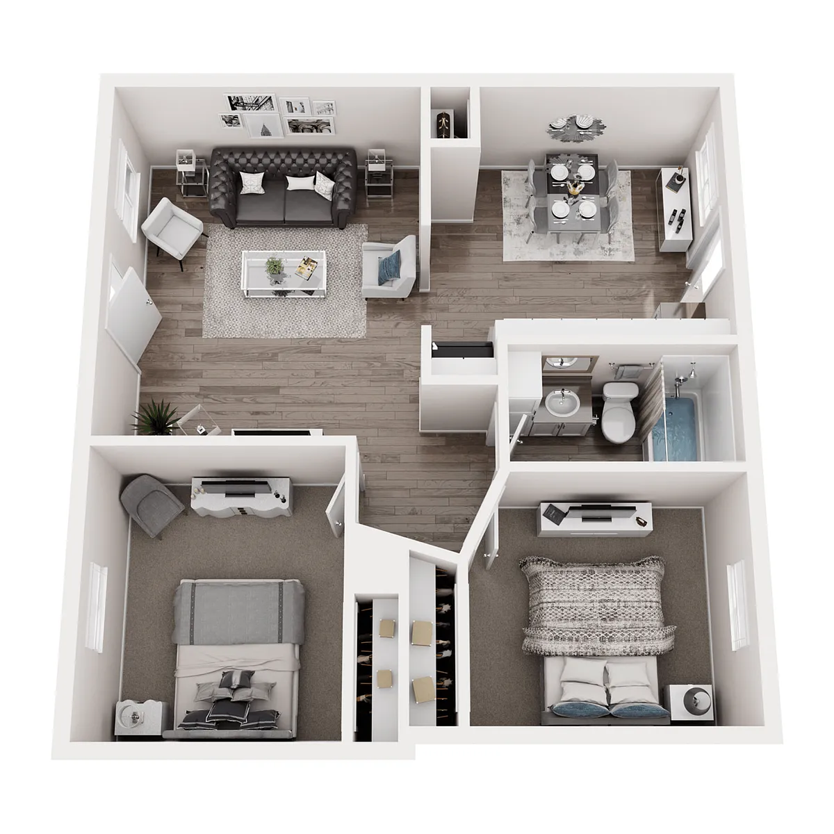 Floor plan 2 Bedroom