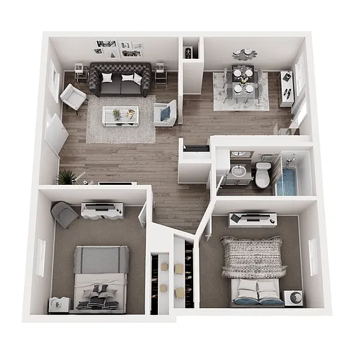 Floor plan 2 Bedroom
