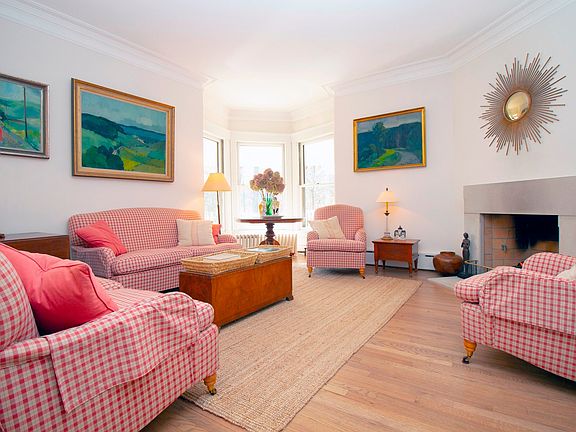 With a bright turret room ideal for reading