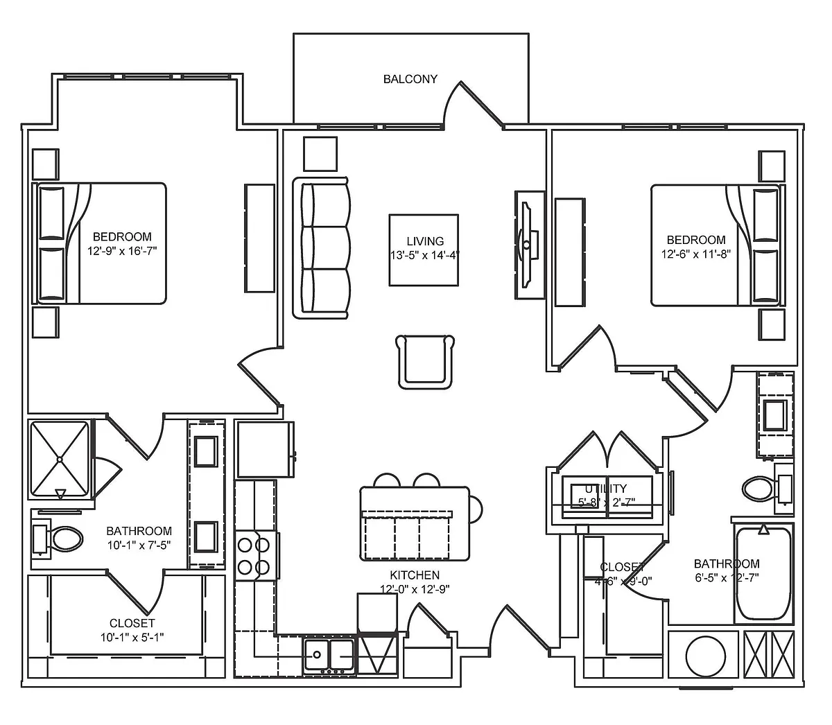 Floor plan B1a