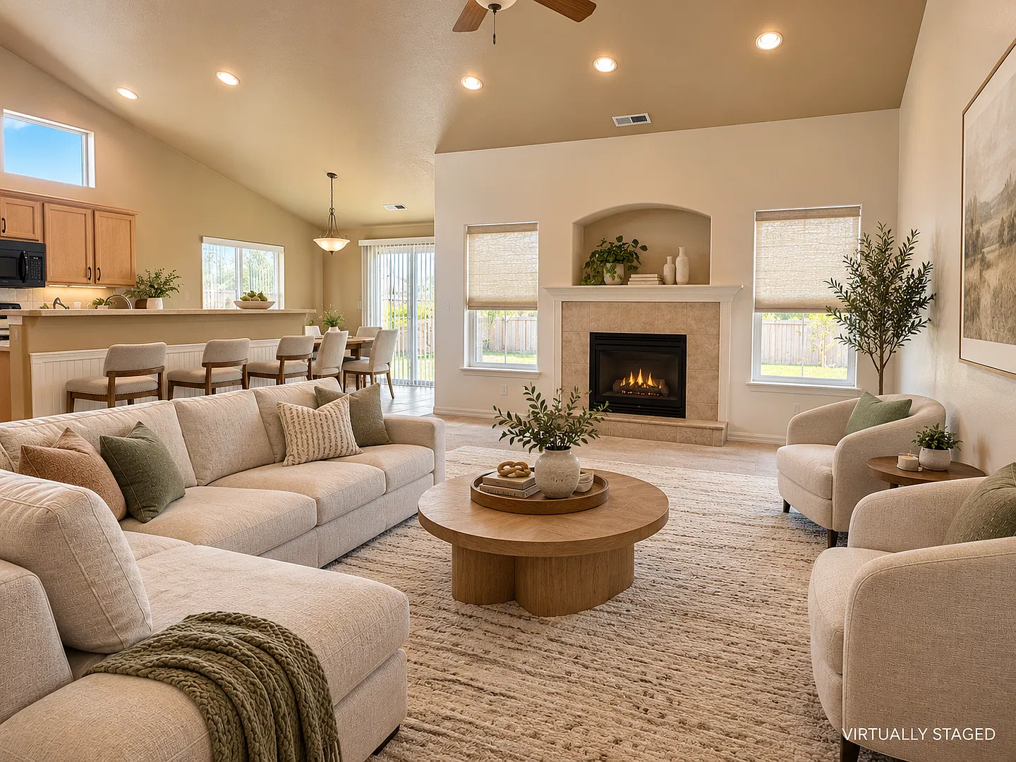 Spacious West Kennewick Rambler with Office & Large Backyard — Photo 3