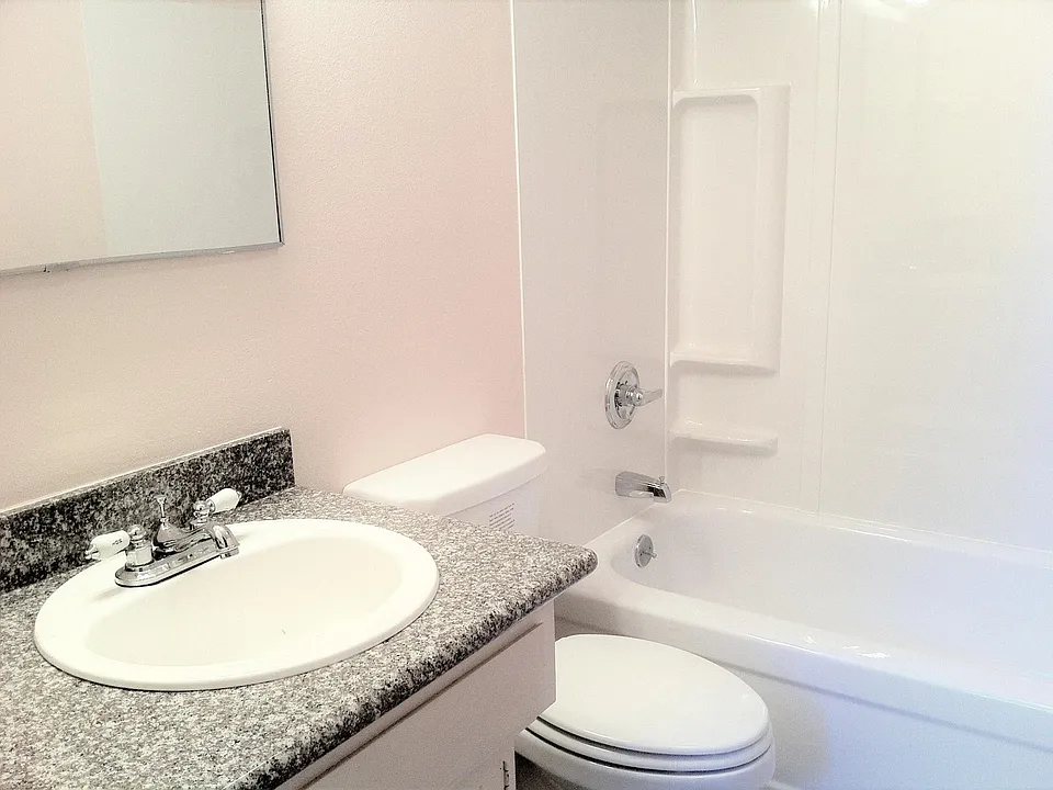 Clean bathroom