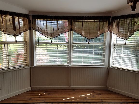 Bay window in living room 