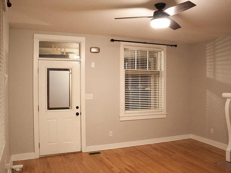 Front entrance, living room