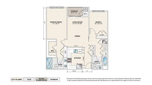 Floor plan The Fairfax (ME-F1)