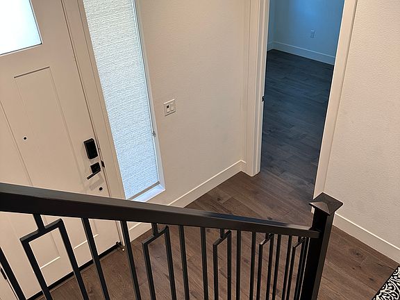 First Floor - Main entrace and door to bedroom on first floor.