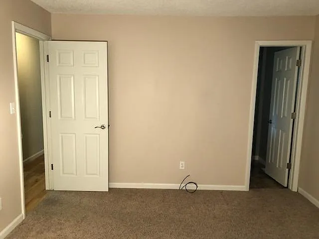 Master bedroom with 1/2 bathroom