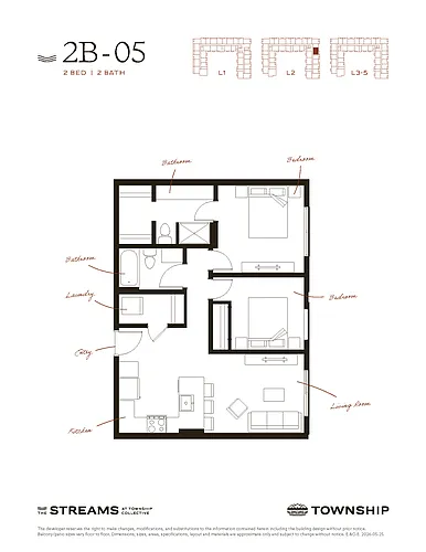 Floor plan 2B-05