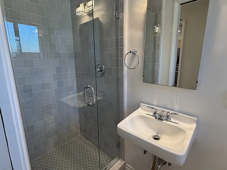 Bathroom with walk-in shower