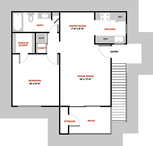 Floor plan Plan 1A