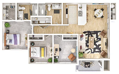Floor plan D1