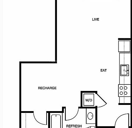 1E - 691 SQFT 1E - 691 SQFT