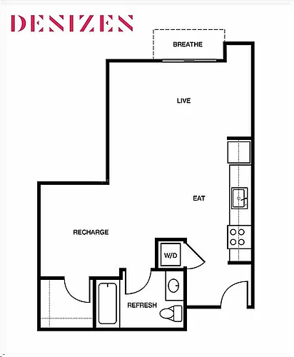 Floor plan 1E