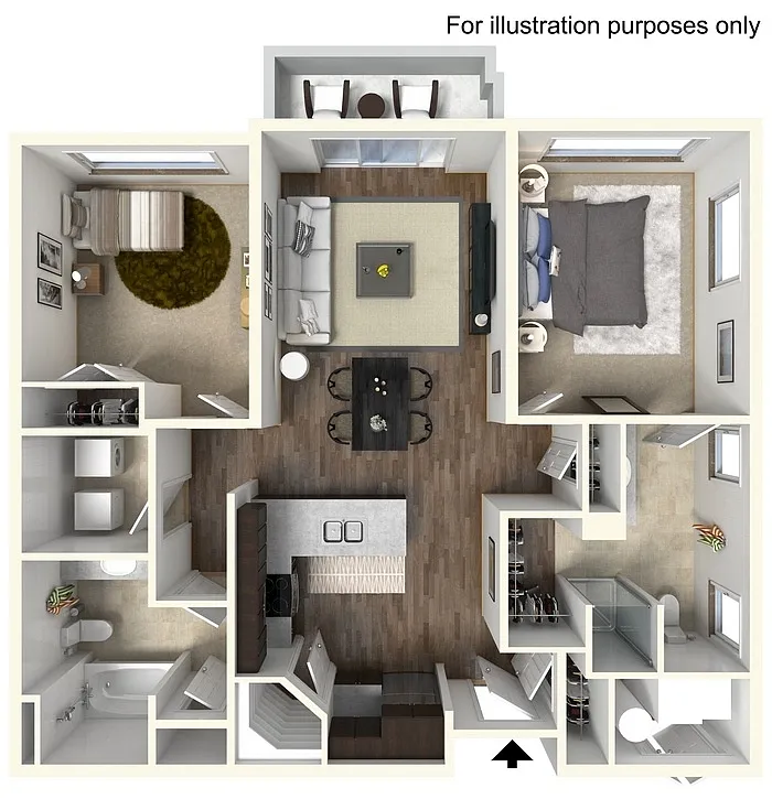 Floor plan The Harmony