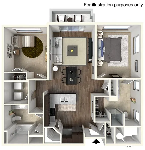 Floor plan The Harmony