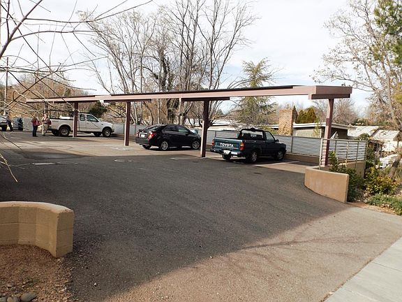 Covered parking for tenants.